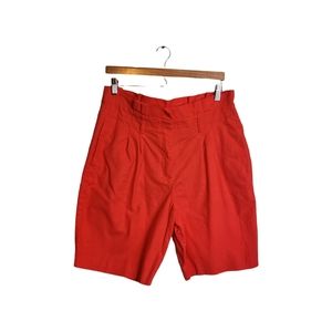 Boden St Ives Paperbag Waist Linen Blend Shorts